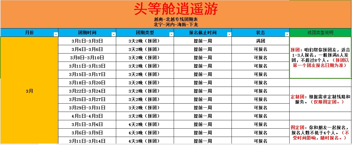 2024年五月排期